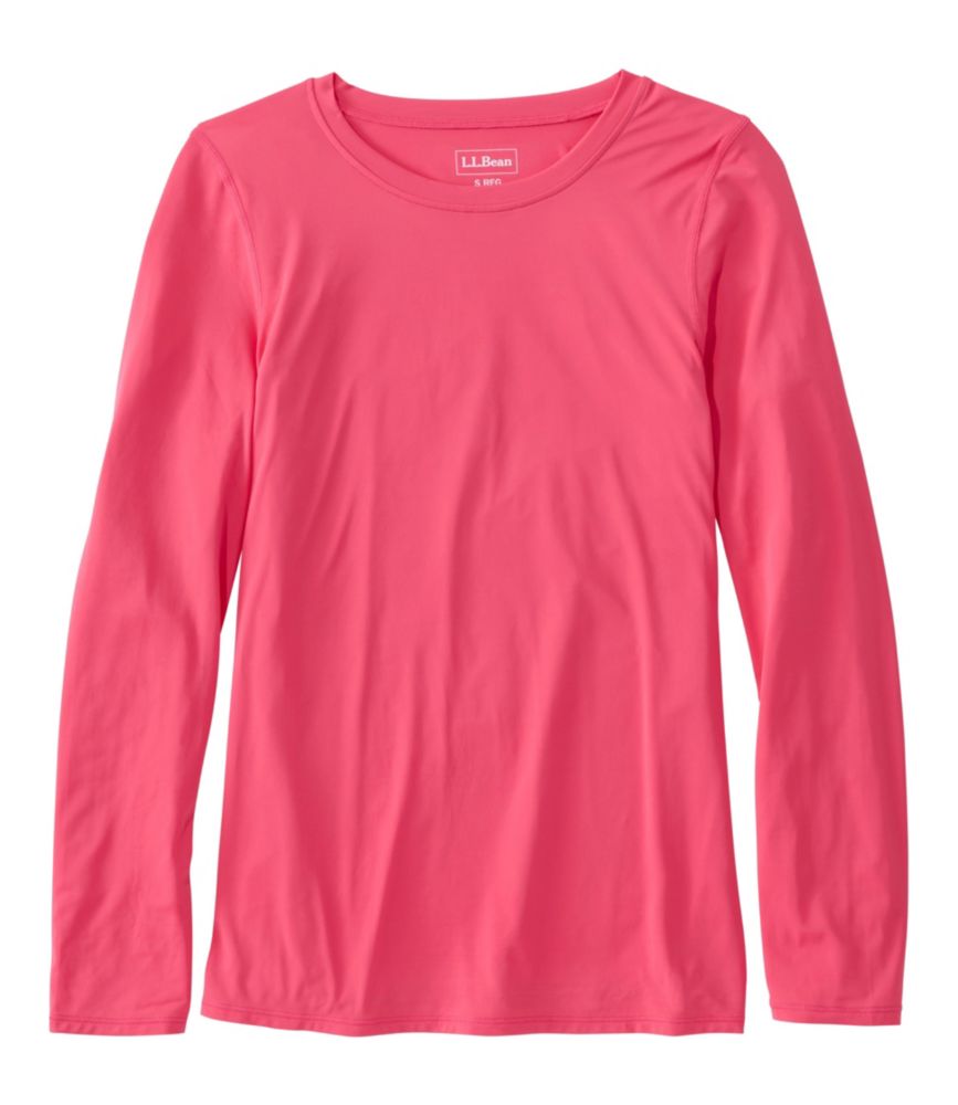 Women's SunSmart&reg; UPF 50+ SunShirt, Long Sleeve, Ruby Coral, small image number 1