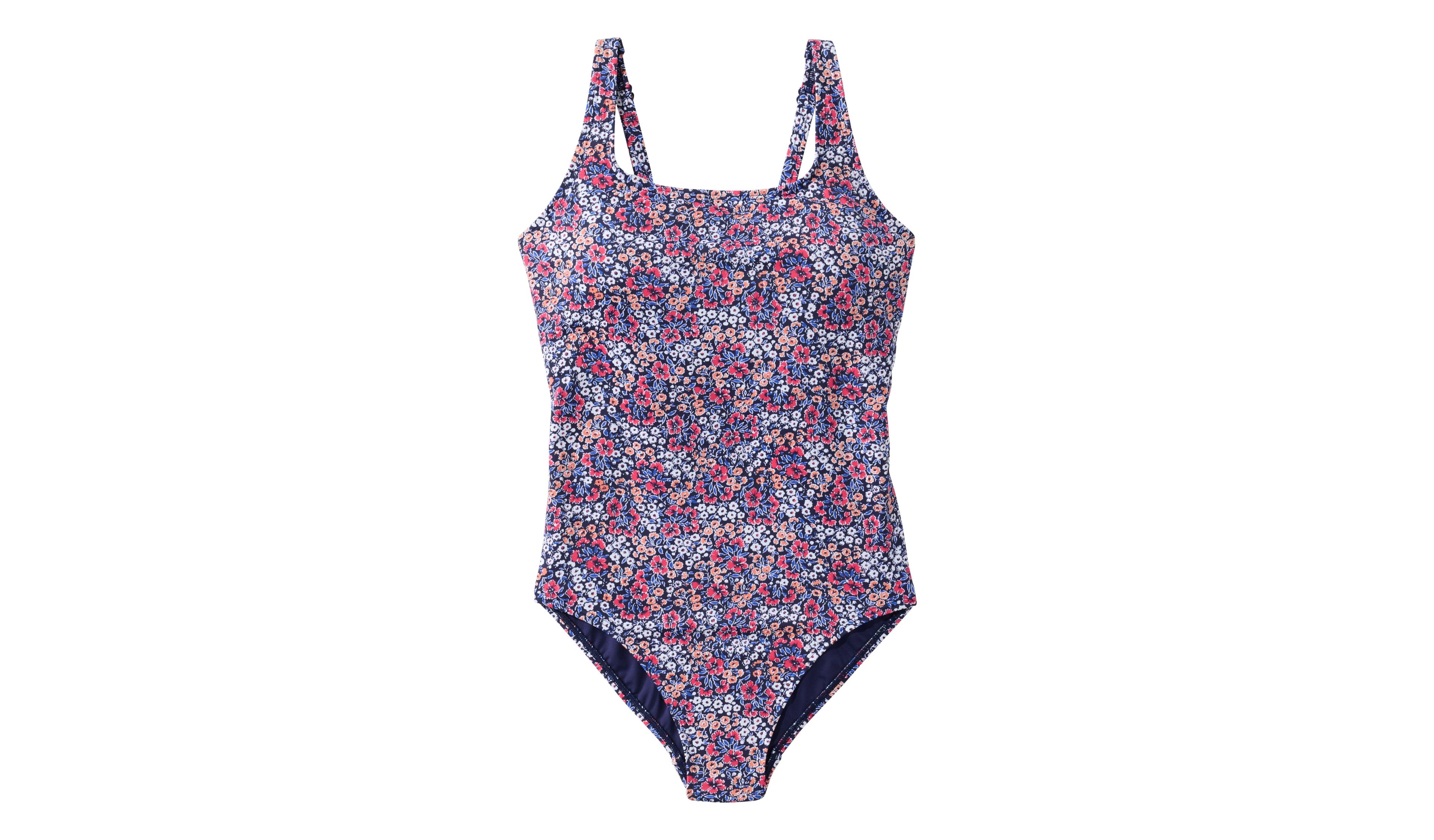 Women's L.L.Bean Coastal Essential Scoop Tanksuit, Print