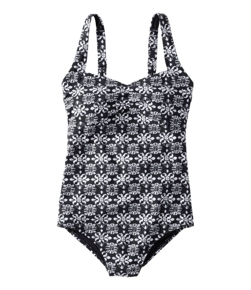 Women's Shaping Swimwear, Sweetheart Tanksuit Print