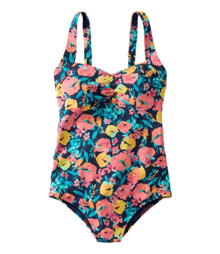 Women's Shaping Swimwear, Sweetheart Tanksuit Print