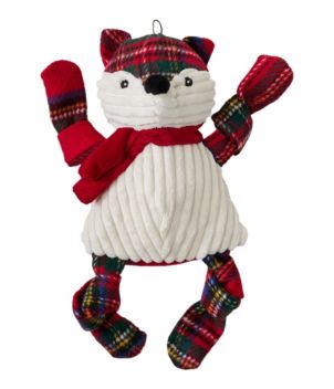 Holiday Knottie Dog Toy, Large Fox