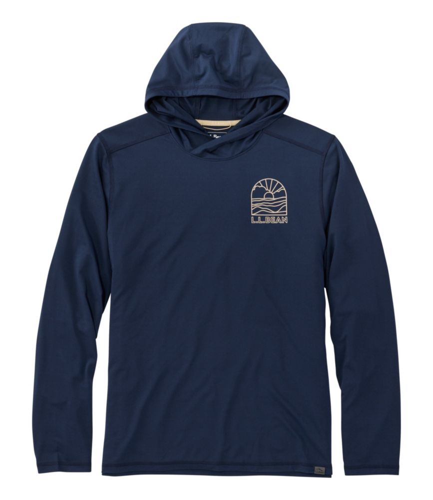 Men's Bold Coast Lifestyle Tee, Long-Sleeve Hooded Graphic