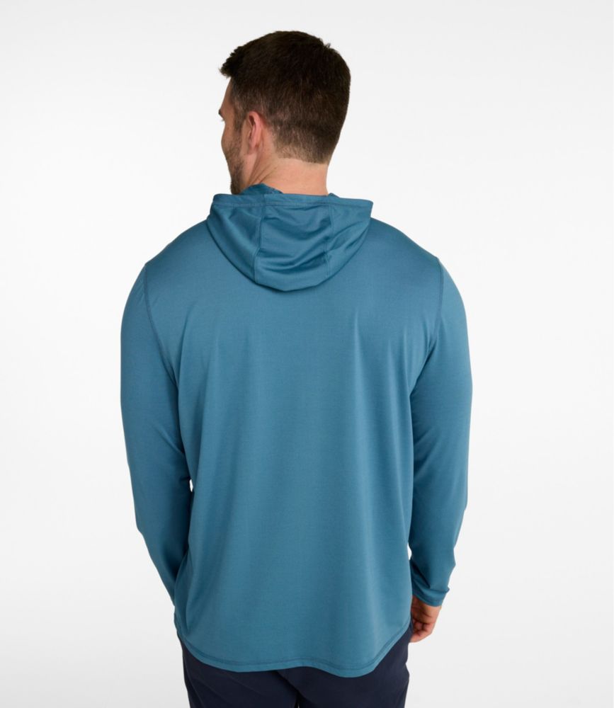 Men's Bold Coast Lifestyle Tee, Long-Sleeve Hooded, Pewter, small image number 5