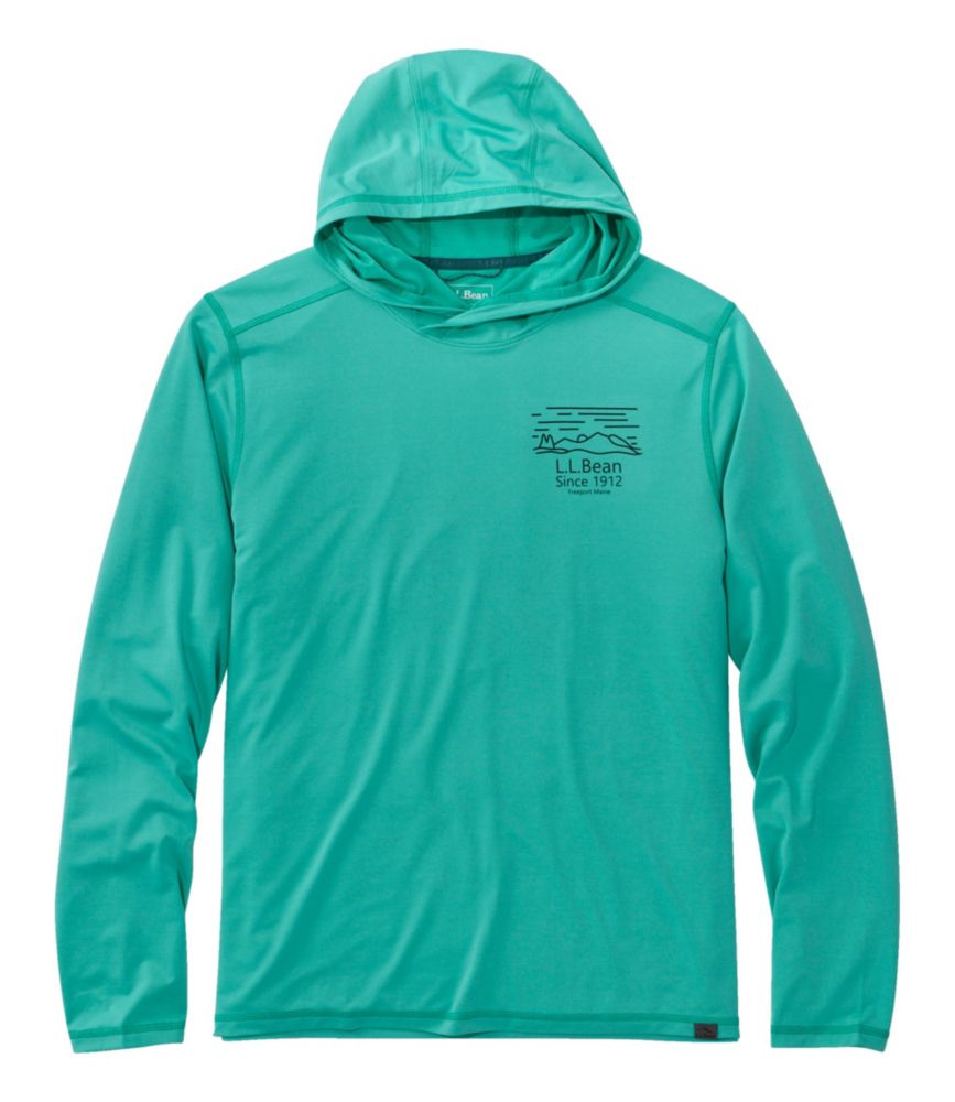 Men's Bold Coast Lifestyle Tee, Long-Sleeve Hooded Graphic
