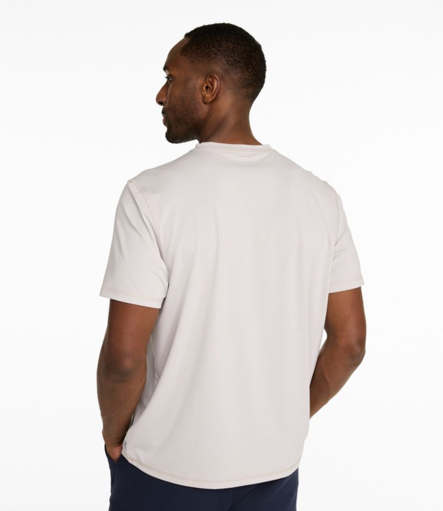 Men's Bold Coast Lifestyle Tee, Short-Sleeve Graphic, Pewter/Sunrise, small image number 3