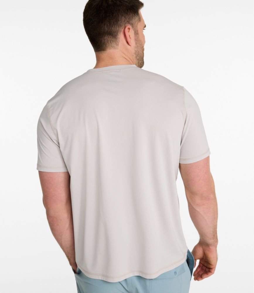 Men's Bold Coast Lifestyle Tee, Short-Sleeve Graphic, Pewter/Sunrise, small image number 5