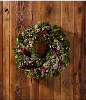 Mixed Eucalyptus Wreath, 20", New