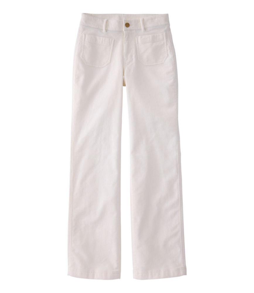 Women's 207 Vintage Corduroy Patch Pocket Pants, Mid-Rise Wide Straight-Leg