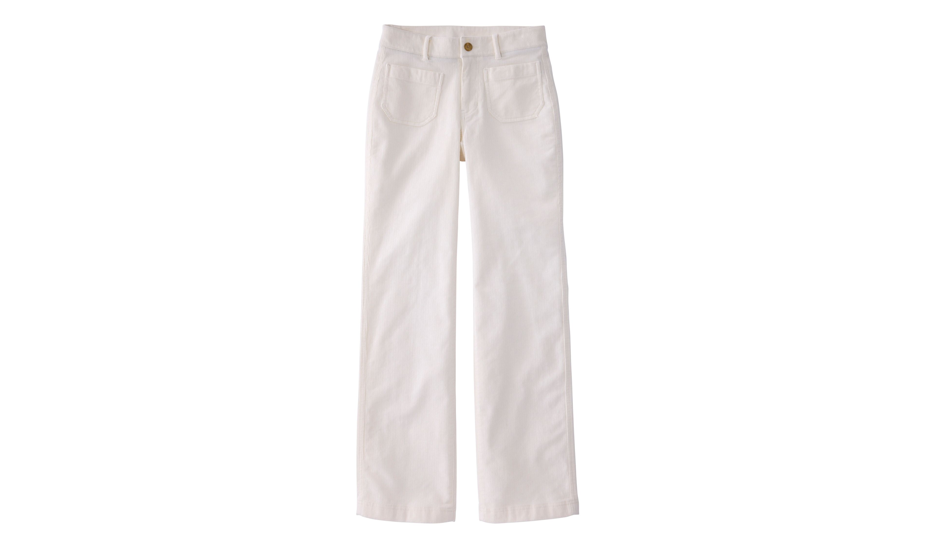 Women's 207 Vintage Corduroy Patch Pocket Pants, Mid-Rise Wide Straight-Leg