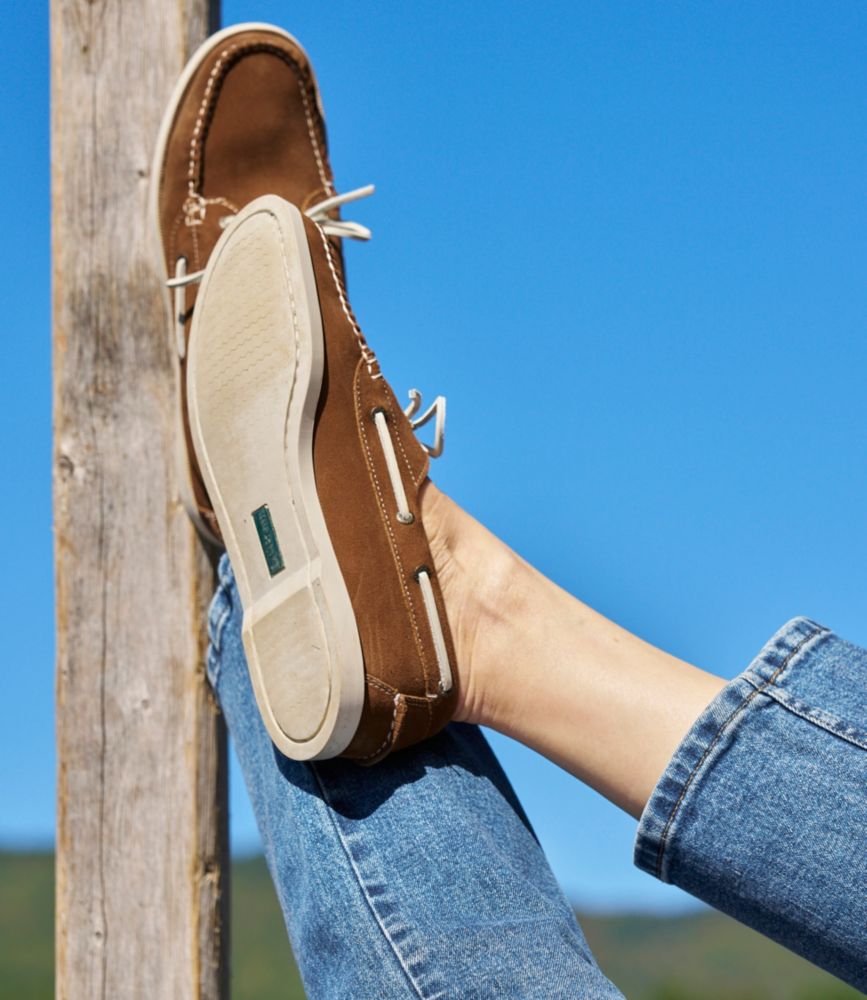 Women's Casco Bay Boat Mocs, Bone Nubuck, small image number 9