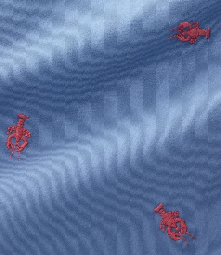 Women's Lakewashed Dock Shorts, Mid-Rise Embroidery, Deep Lake Lobster, small image number 5