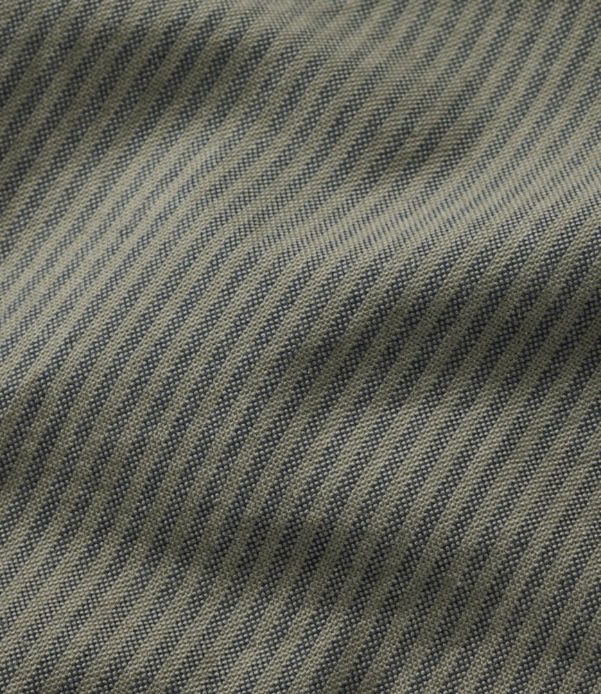 Men's Sunwashed Oxford Shirt, Slightly Fitted Untucked Fit, Stripe