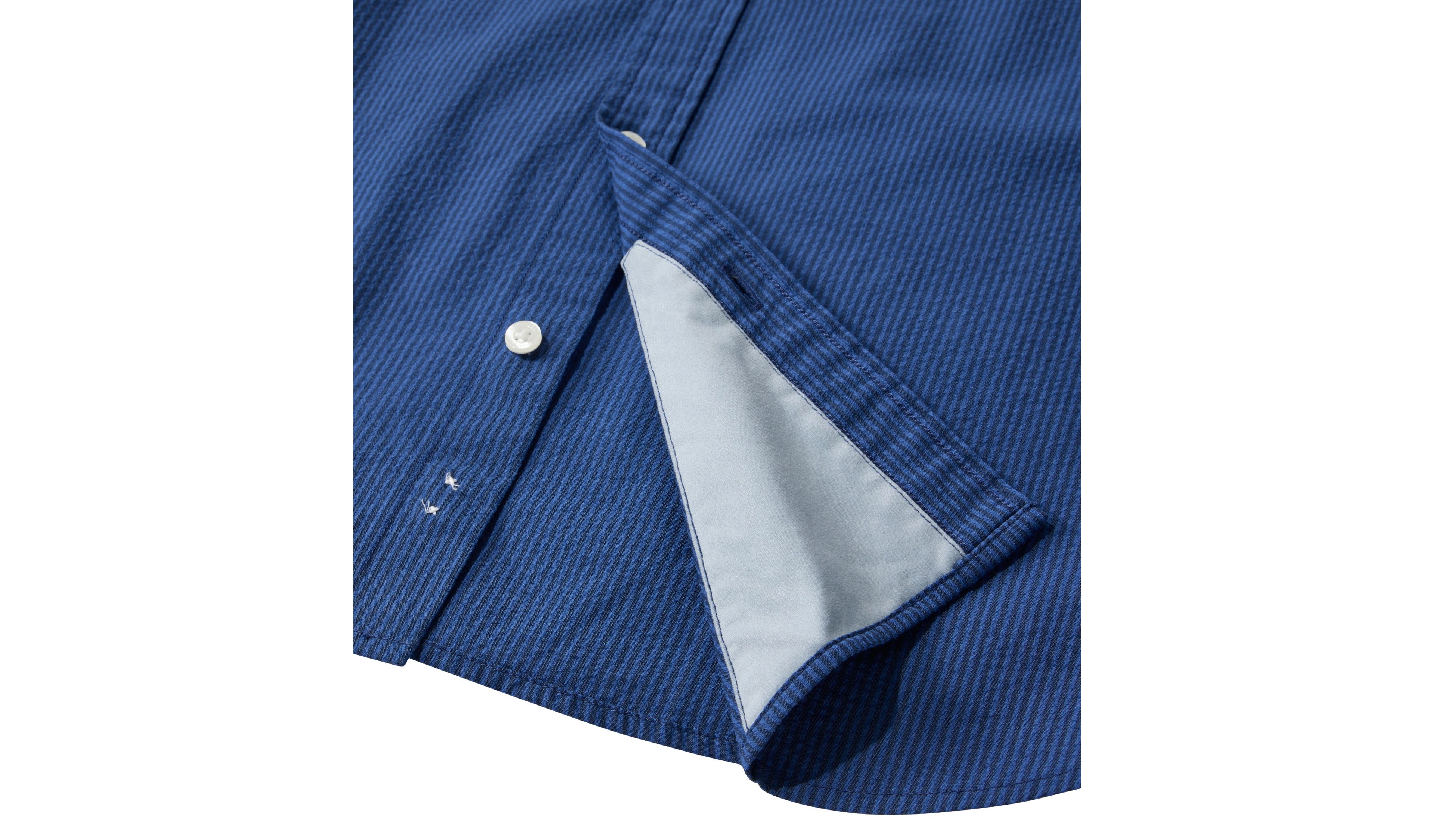 Men's Comfort Stretch Performance® Seersucker Shirt, Slightly Fitted, Long-Sleeve