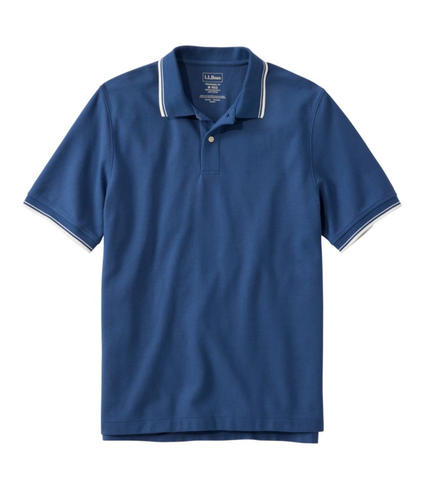 Men's Premium Double L® Polo, Banded Short-Sleeve, Tipped