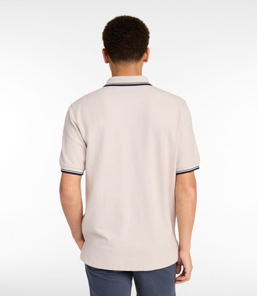 Men's Premium Double L® Polo, Banded Short-Sleeve, Tipped