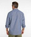 Comfort Stretch Performance Chambray Long Sleeve Shirt Slightly Fitted Men's Regular, , small image number 4