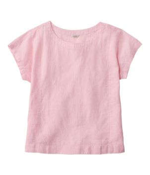 Women's Premium Washable Linen Shirt, Short-Sleeve, New