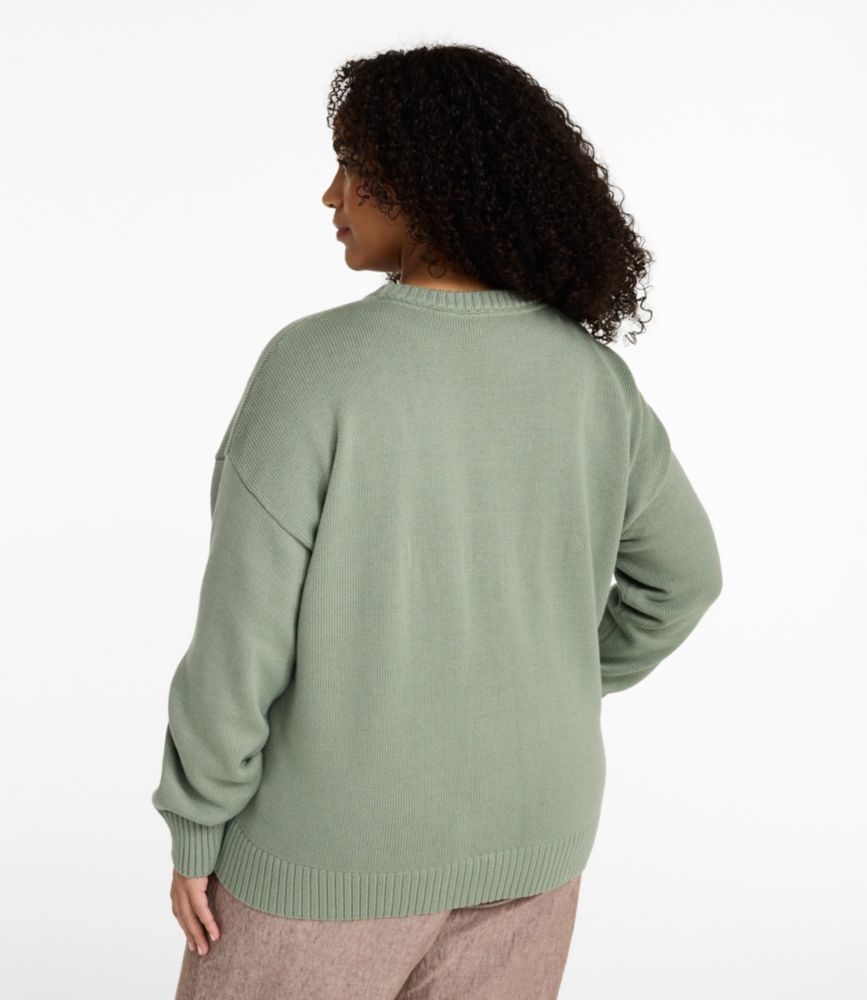 Women's The Original Double L&reg; Sweater, Crewneck, Classic Navy, small image number 3