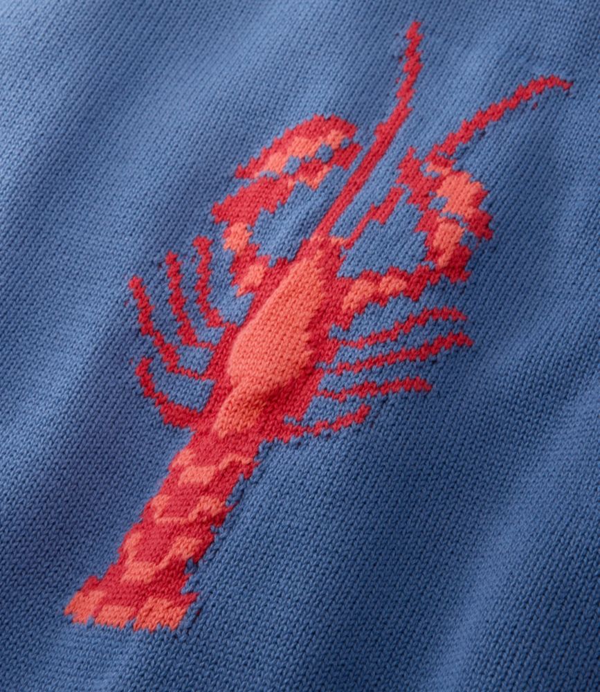 Women's The Original Double L&reg; Sweater, Novelty Crewneck, Deep Lake Lobster, small image number 4