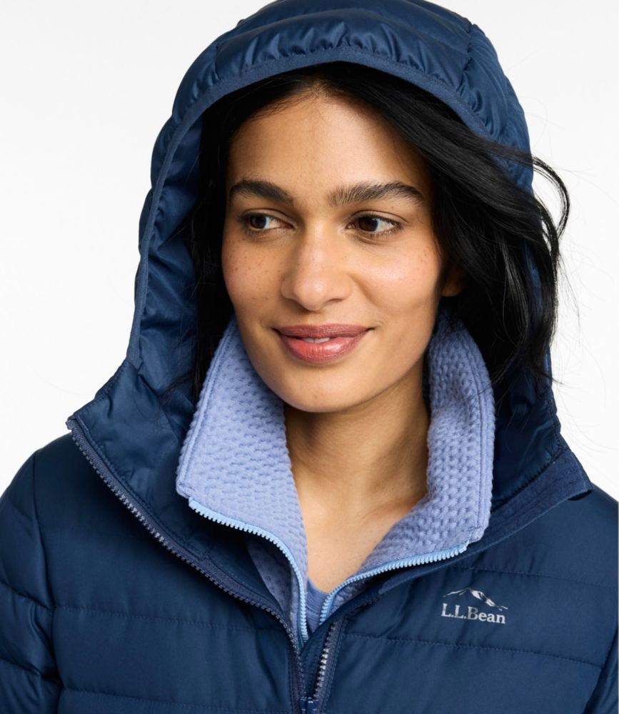 Women's Access Down Hooded Puffer, Nautical Navy, small image number 6