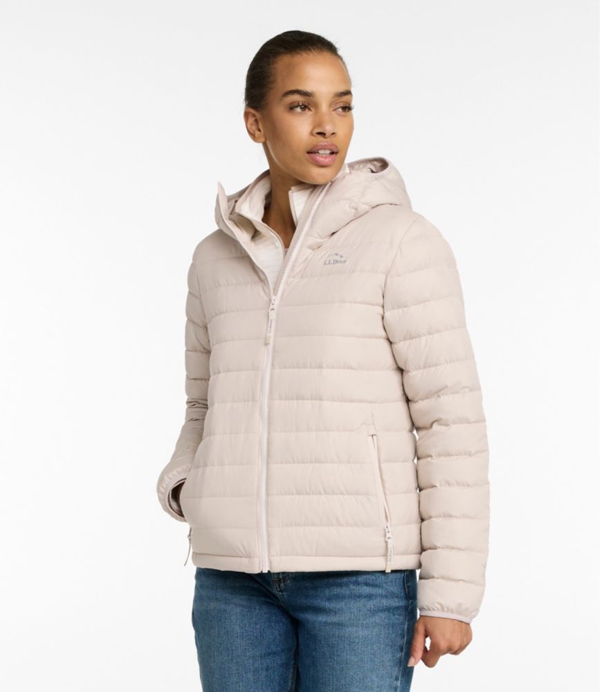 Women's Access Down Hooded Puffer, Colorblock