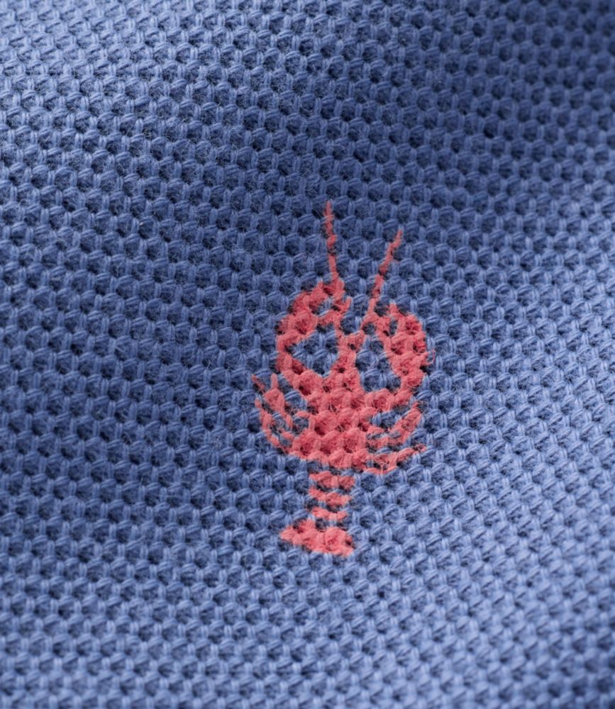 Women's Premium Double L Polo, Short-Sleeve Relaxed Fit Novelty, Deep Lake Lobster, small image number 5