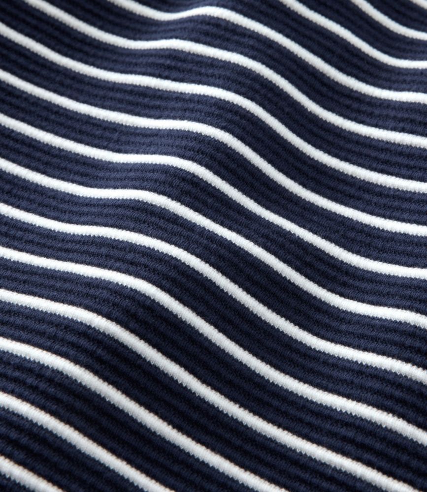 Women's Lakewashed Double-Knit Quarter-Snap, Stripe