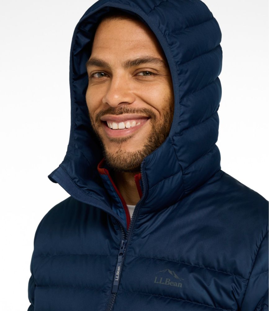 Men's Access Down Hooded Puffer, Nautical Navy, small image number 6
