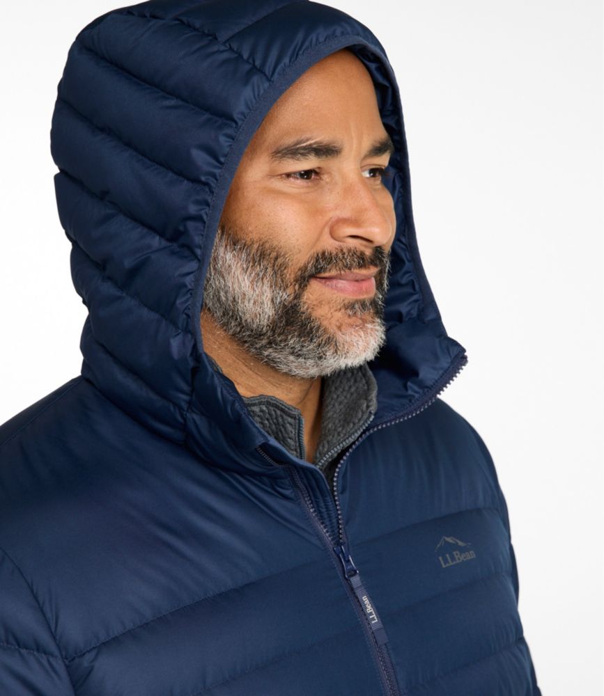 Men's Access Down Hooded Puffer, Nautical Navy, small image number 11