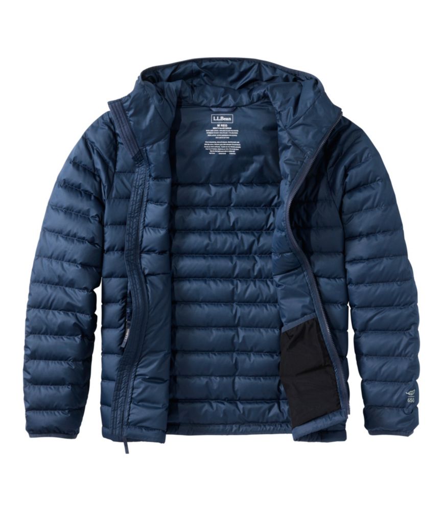 Men's Access Down Hooded Puffer, Nautical Navy, small image number 12