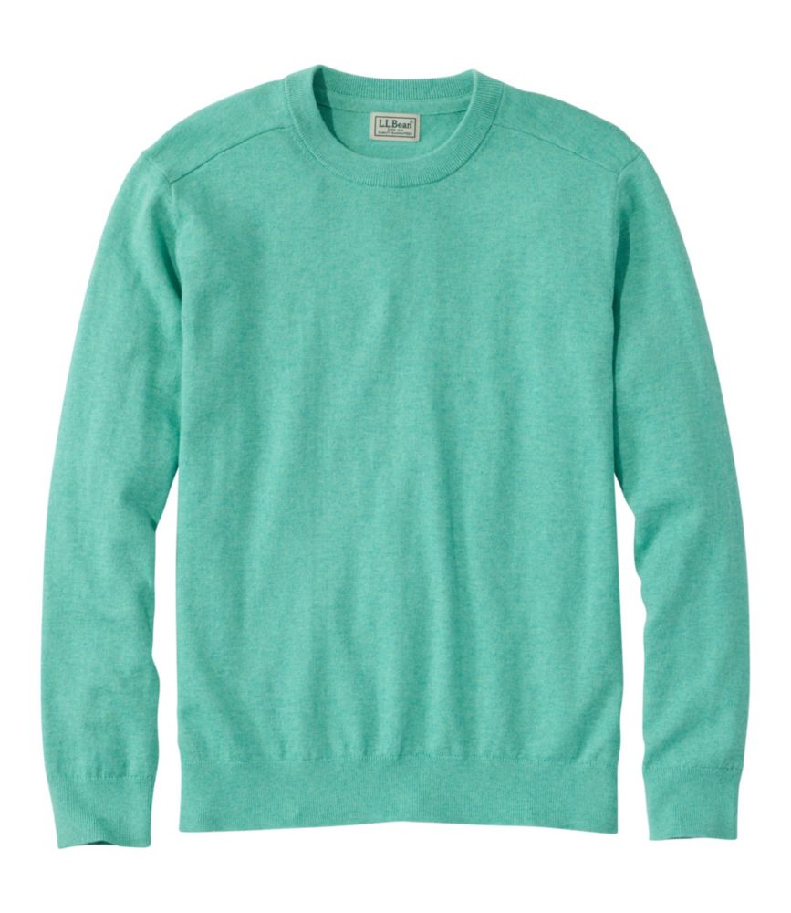 Men's All Seasons Cotton Blend Sweater, Crewneck