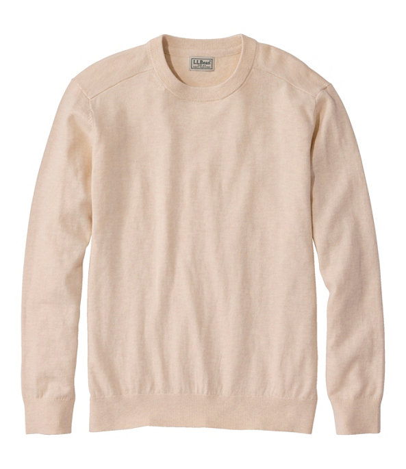 All Seasons Cotton Blend Crewneck Sweater Men's Regular, Shore Heather, large image number 0