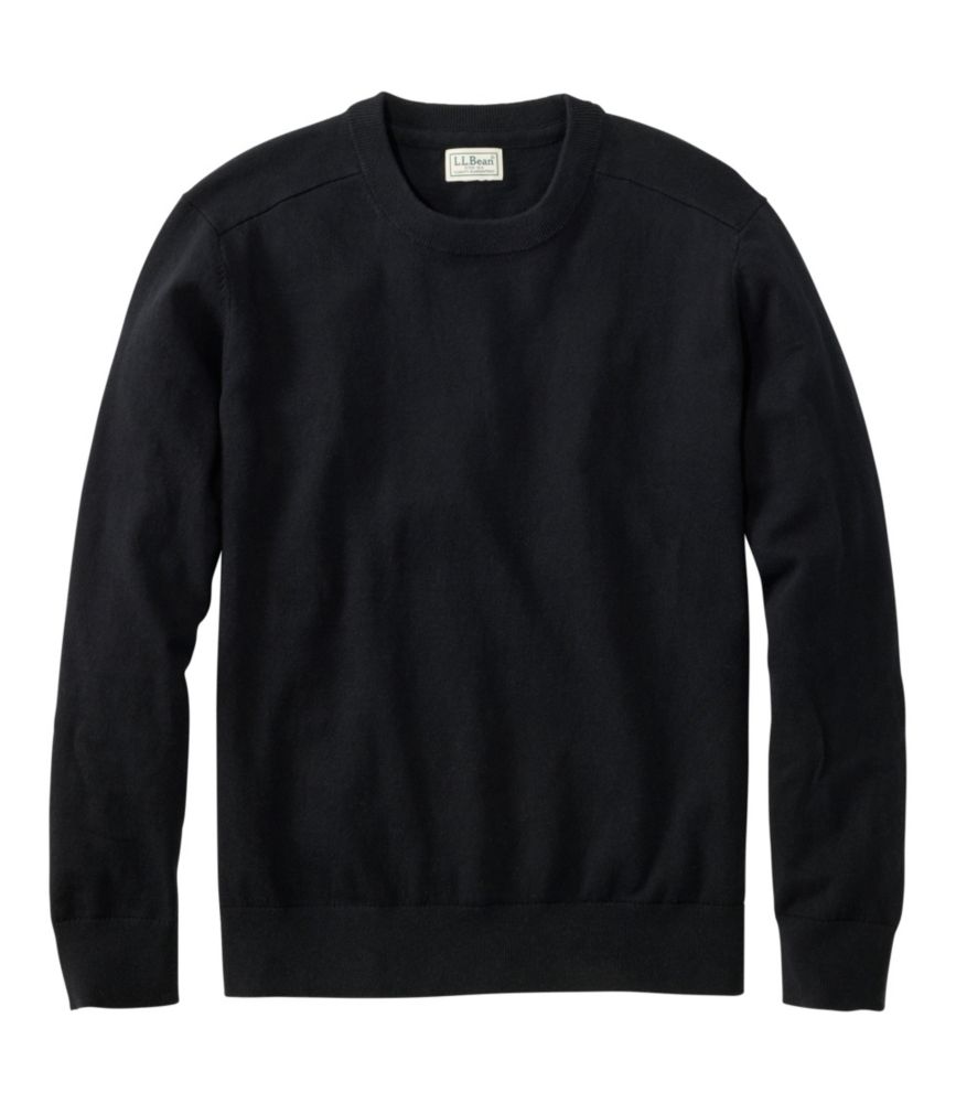 Men's All Seasons Cotton Blend Sweater, Crewneck