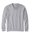 All Seasons Cotton Blend V-Neck Sweater Men's Regular, Grey Heather, small image number 0