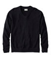 All Seasons Cotton Blend V-Neck Sweater Men's Regular, Dark Black, small image number 0