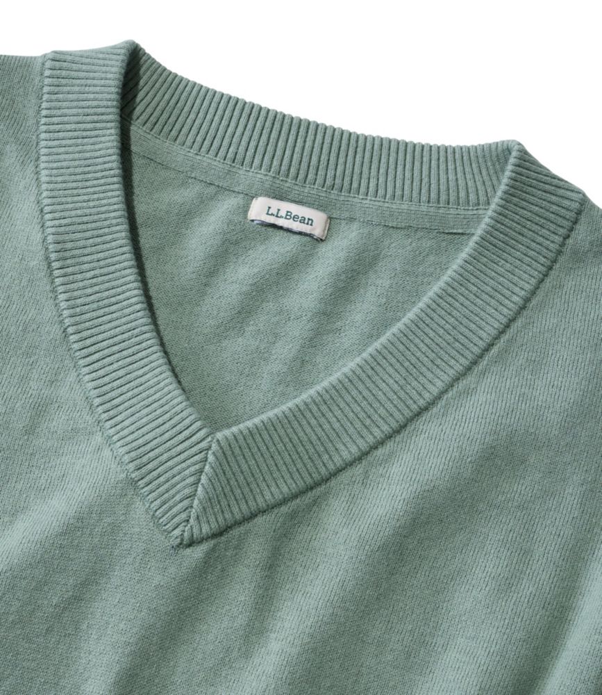 Women's Cotton/Cashmere Sweater, V-Neck