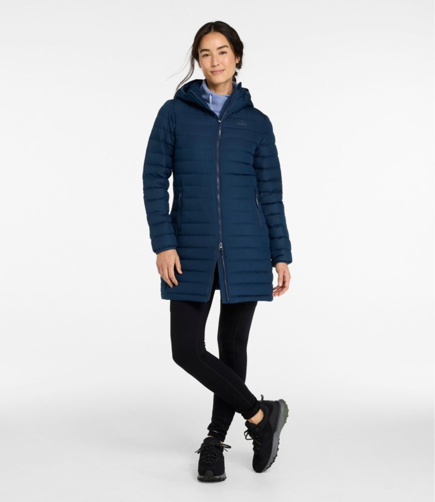 Women's Access Down Hooded Coat, Eggplant, small image number 4