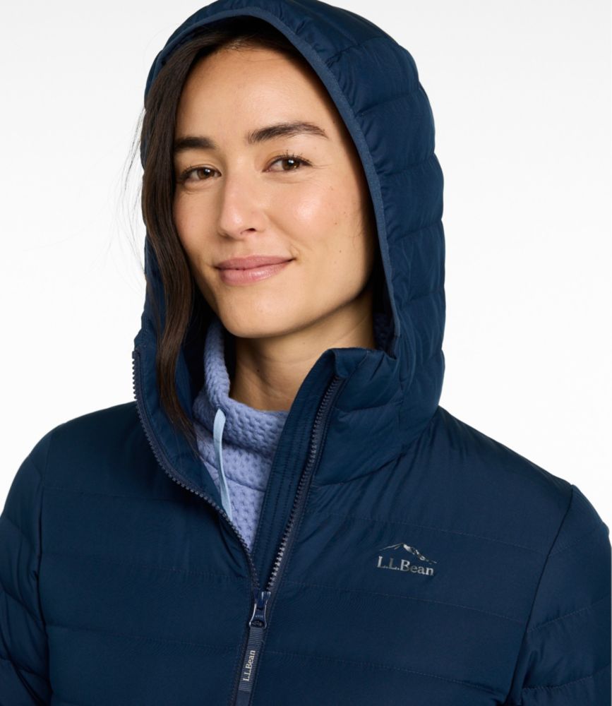 Women's Access Down Hooded Coat, Eggplant, small image number 6