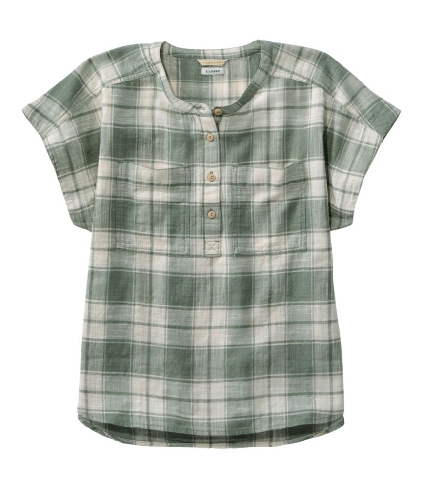 Women's L.L.Bean Day Breeze Shirt, Short-Sleeve Popover