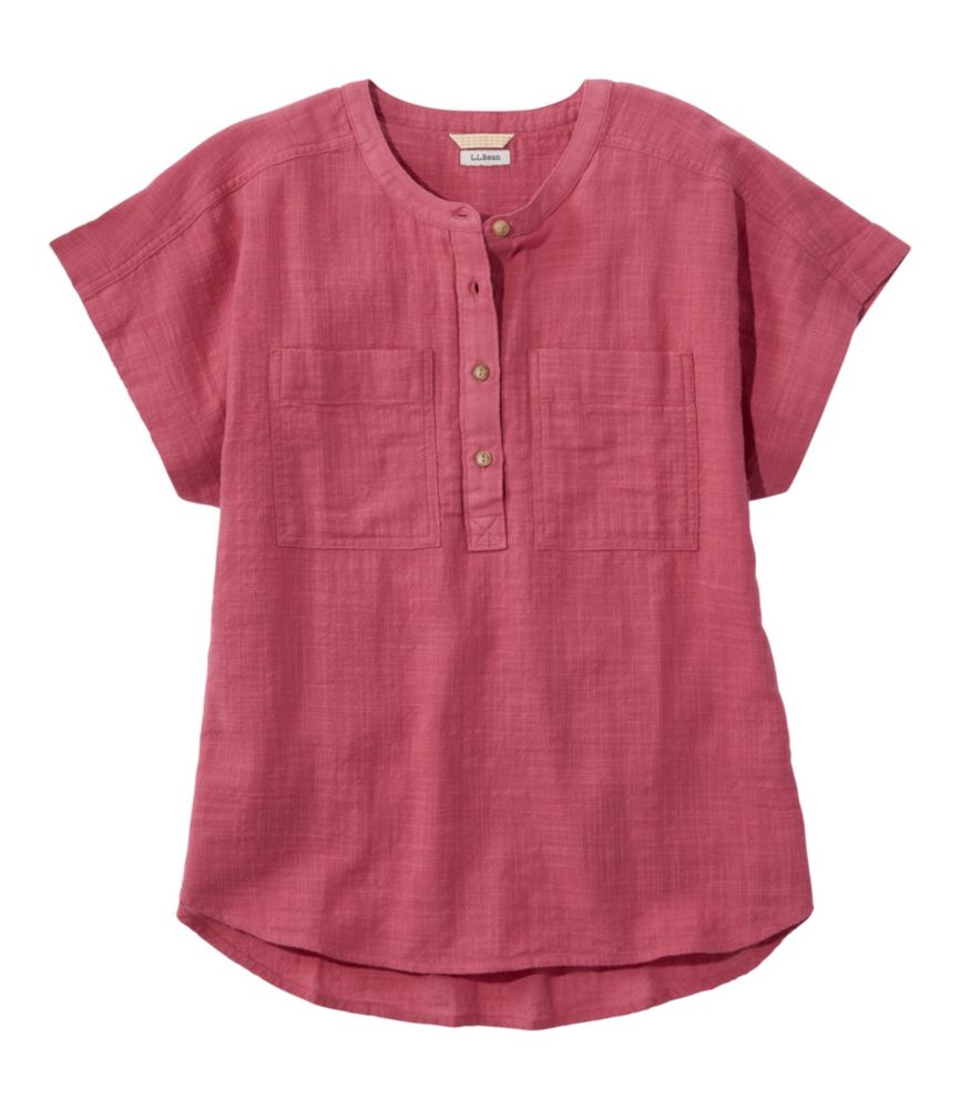 Women's L.L.Bean Day Breeze Shirt, Short-Sleeve Popover