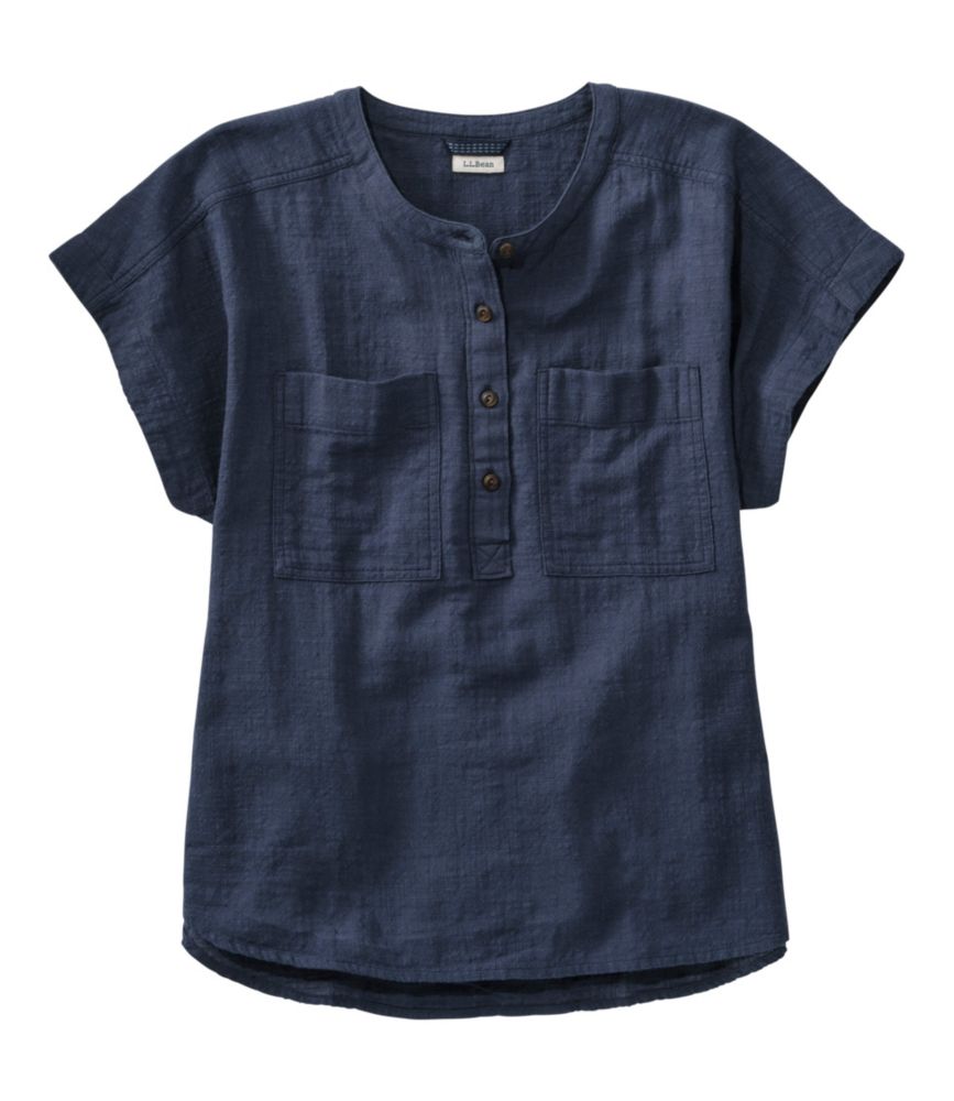 Women's L.L.Bean Day Breeze Shirt, Short-Sleeve Popover