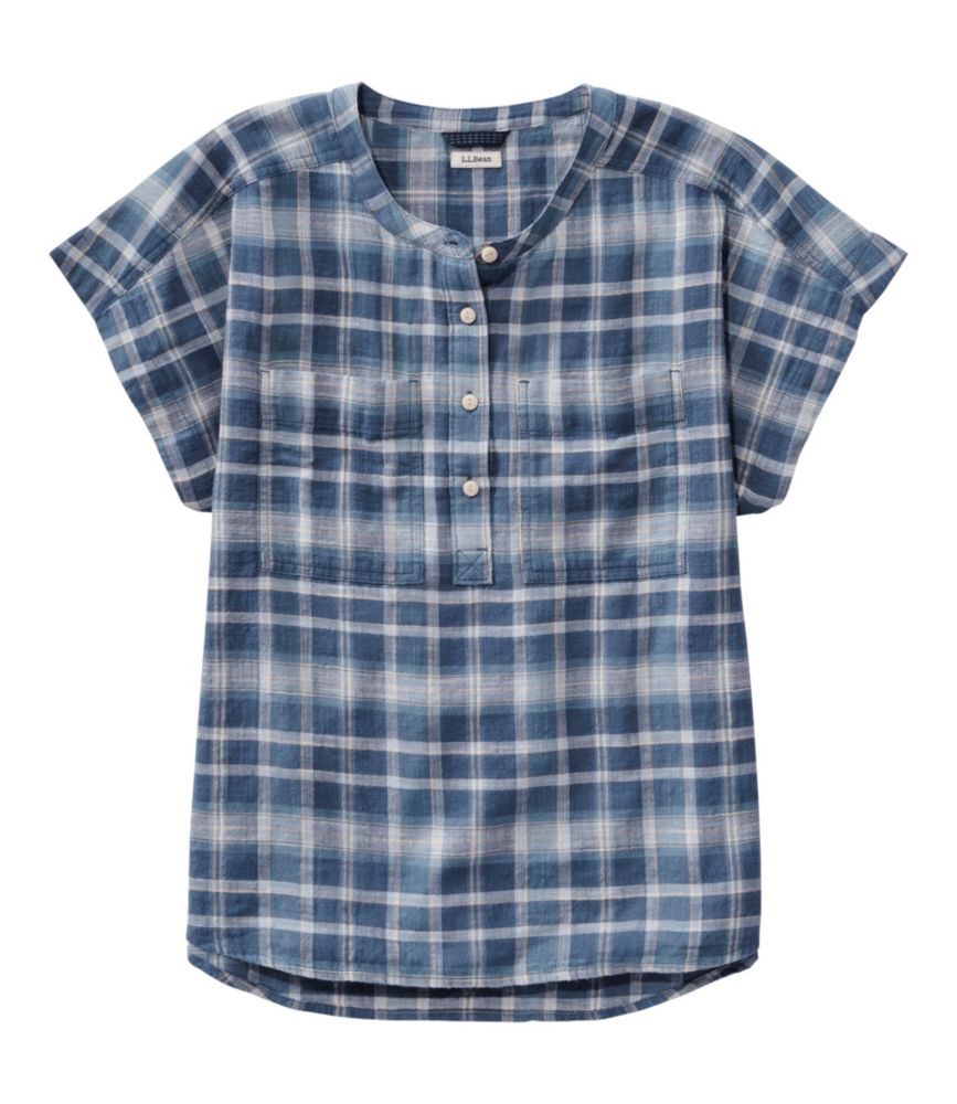 Women's L.L.Bean Day Breeze Shirt, Short-Sleeve Popover