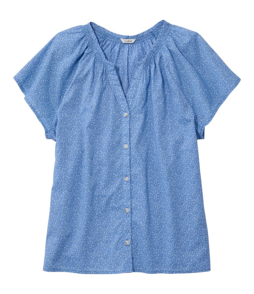 Women's Whisperweight Poplin Shirt, Short-Sleeve