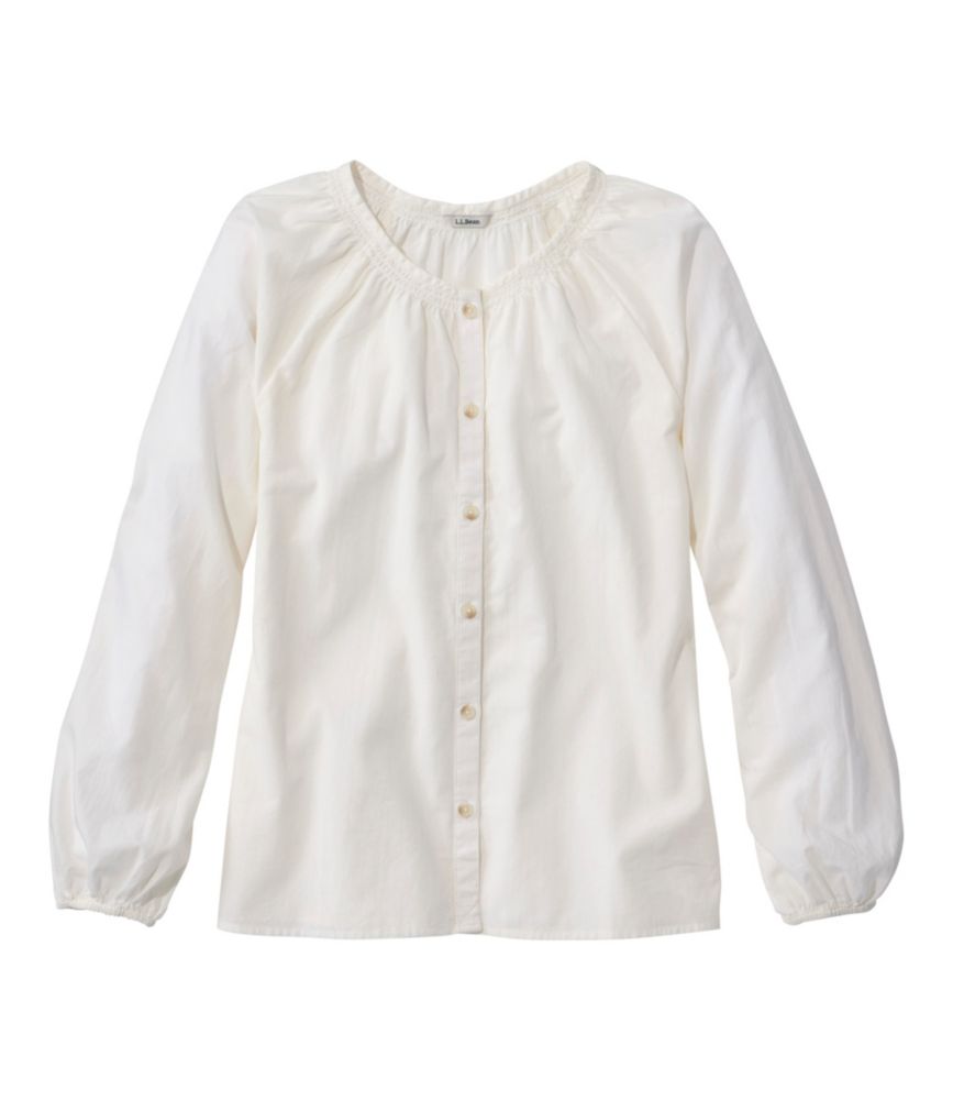 Women's Whisperweight Poplin Shirt, Long-Sleeve