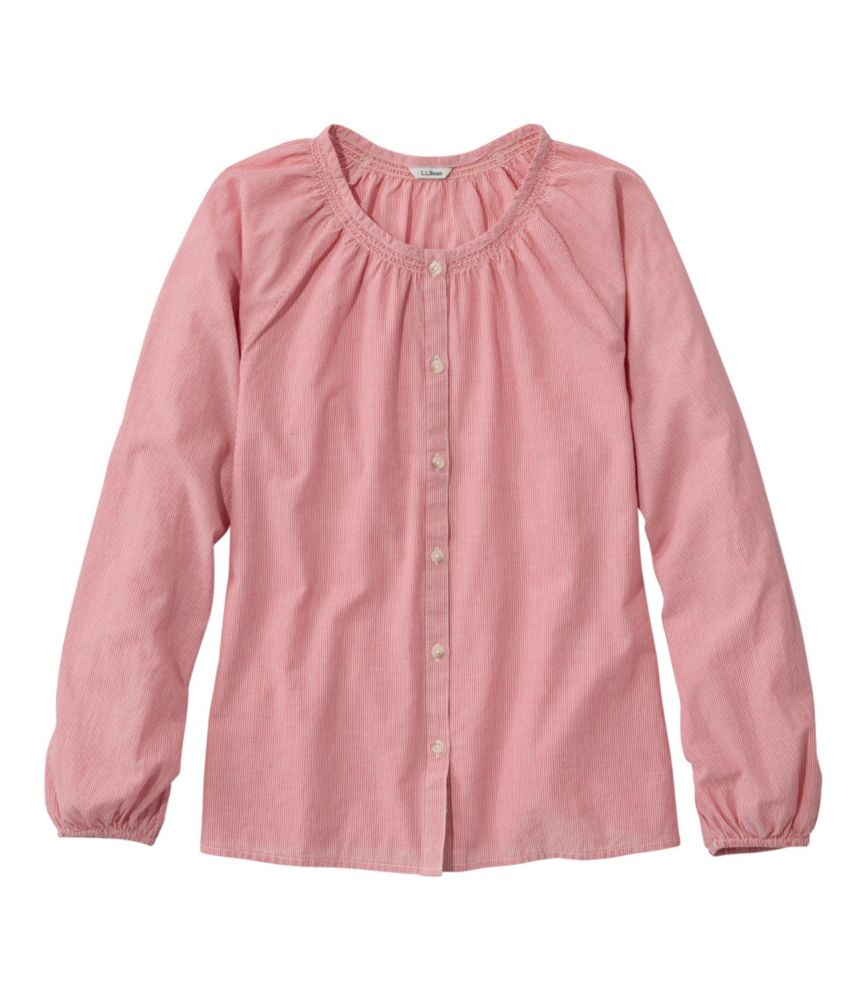 Women's Whisperweight Poplin Shirt, Long-Sleeve