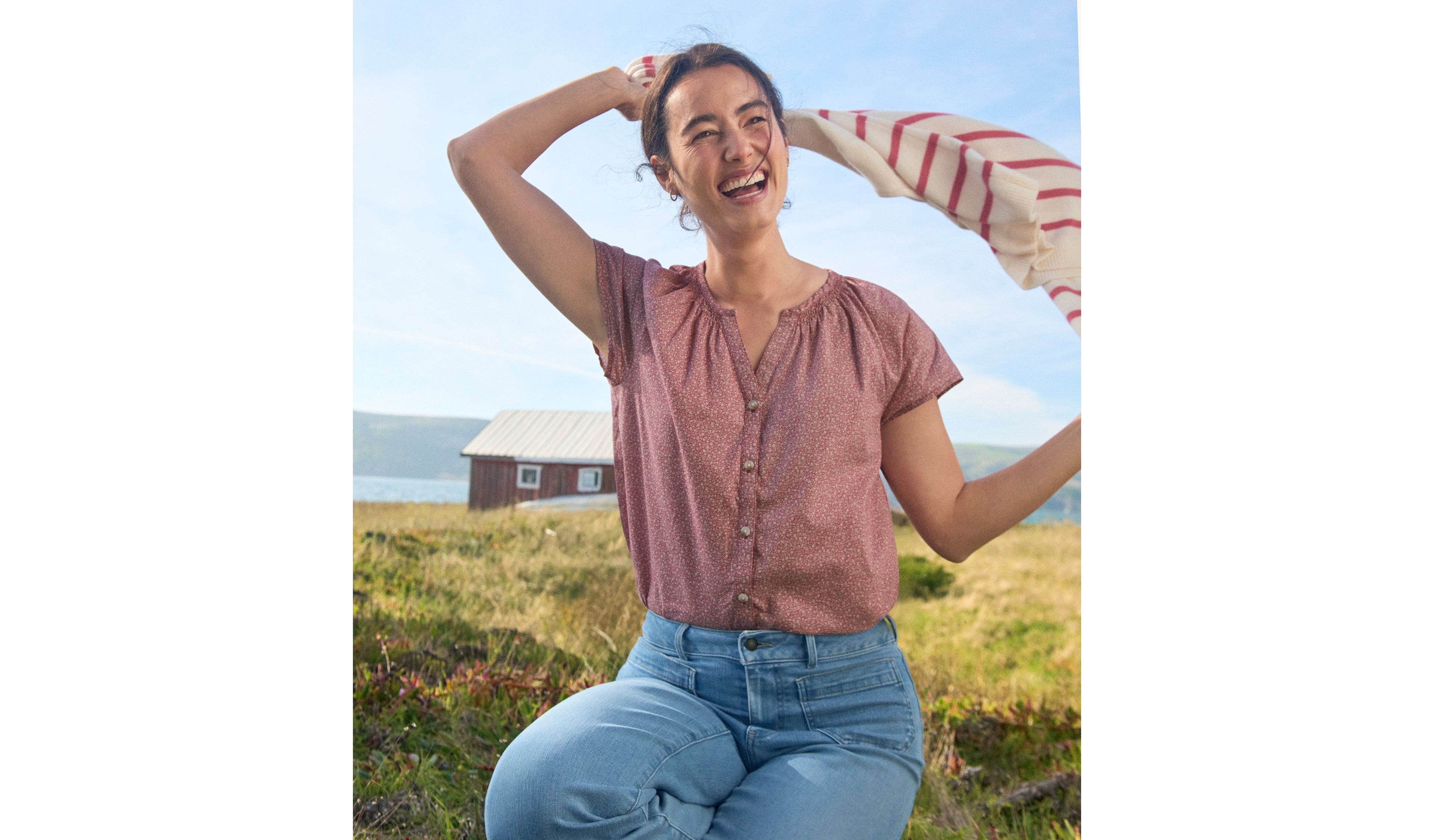 Women's Whisperweight Poplin Shirt, Short-Sleeve