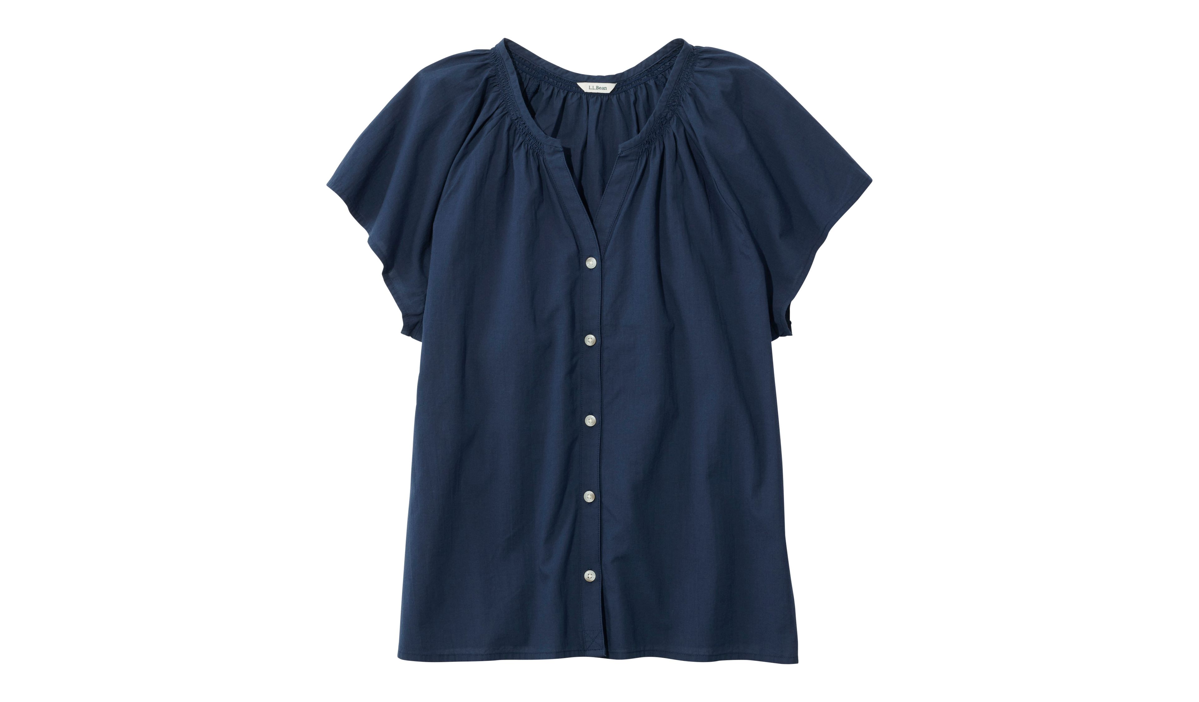 Women's Whisperweight Poplin Shirt, Short-Sleeve