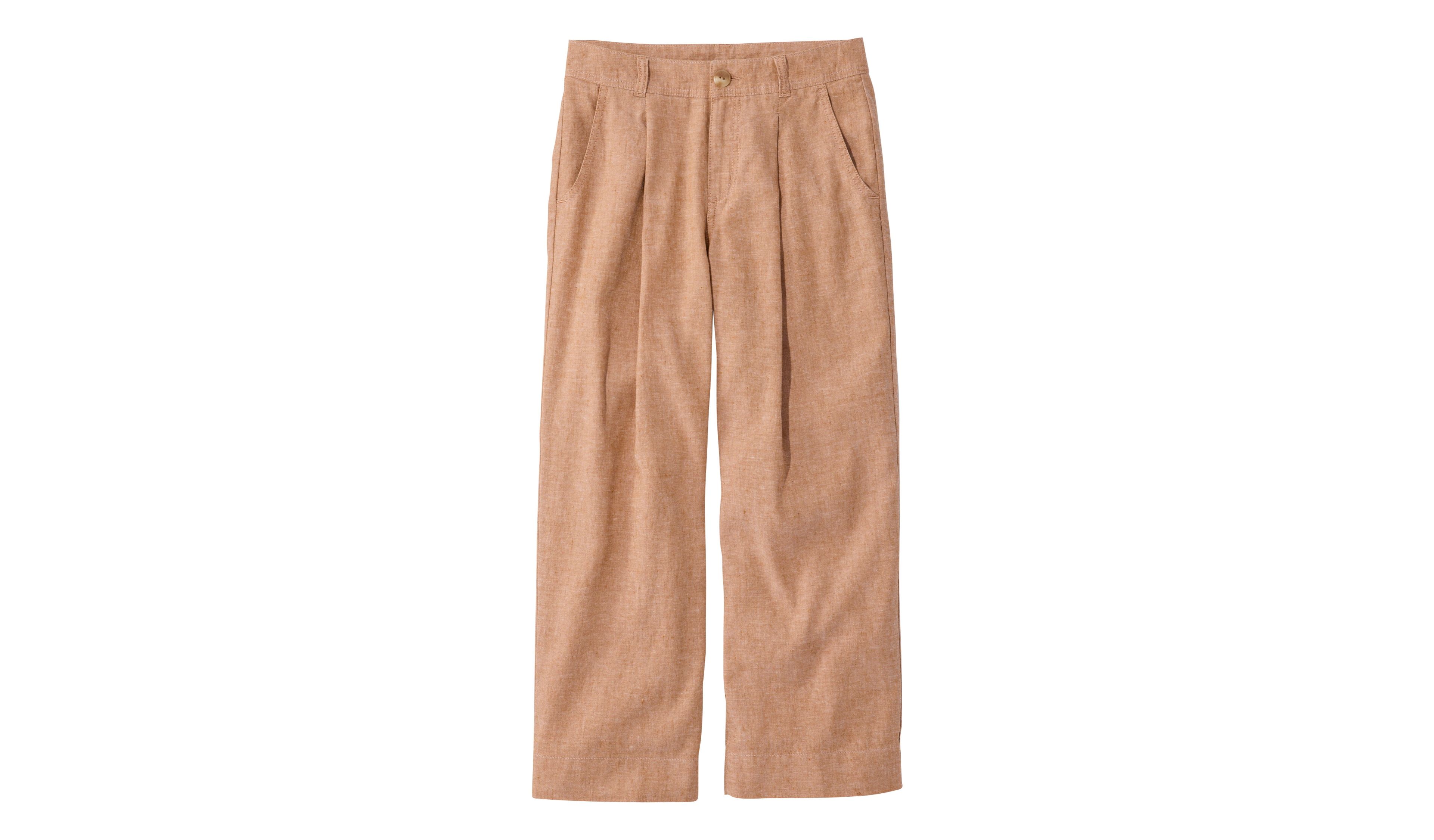 Women's Lakeside Linen-Blend Pants, Crop