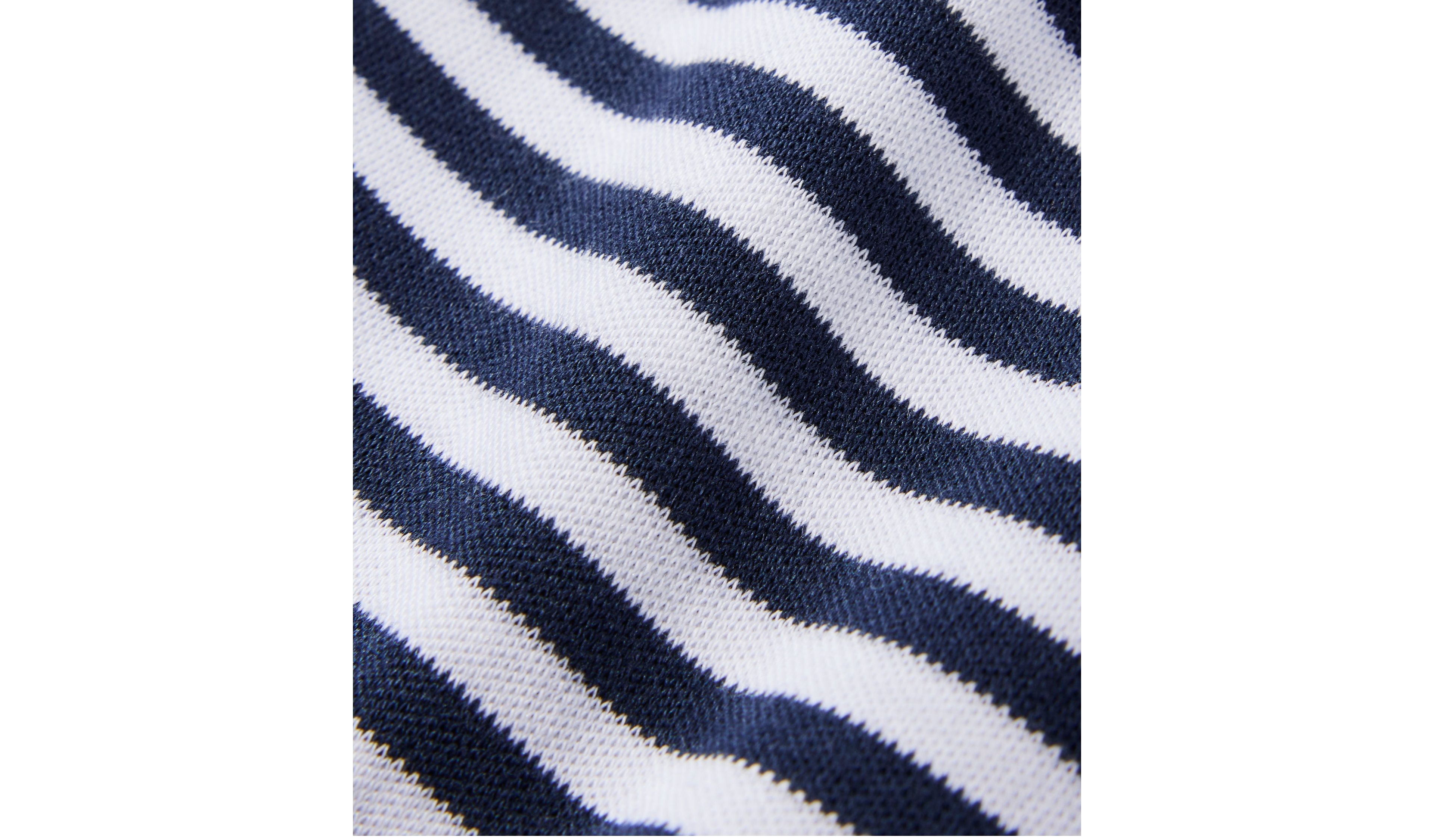 Women's Supima Nightgown, V-Neck Three-Quarter-Sleeve Stripe