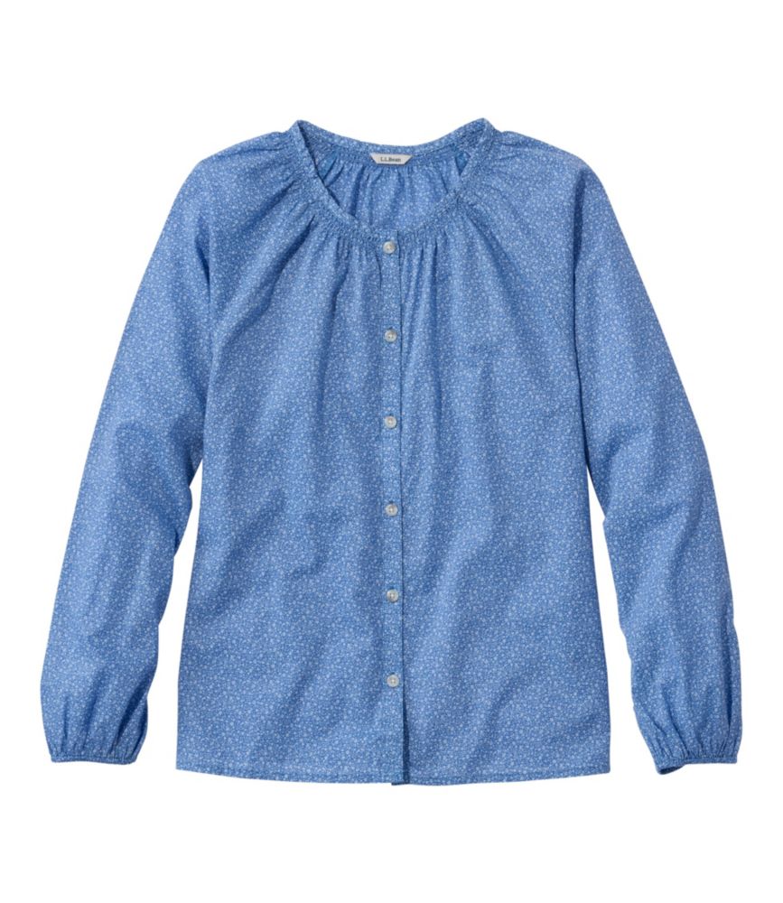 Women's Whisperweight Poplin Shirt, Long-Sleeve